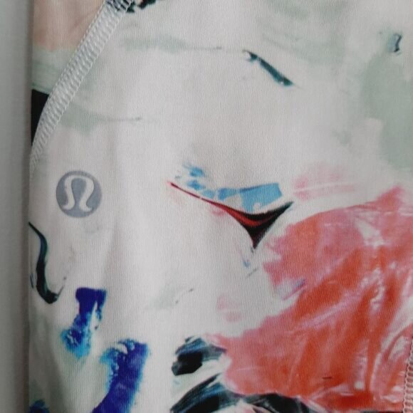 LULULEMON Inspire Tight II Full-On Luxtreme & Mesh Tight Leggings Abstract Sz 4 - Picture 14 of 16